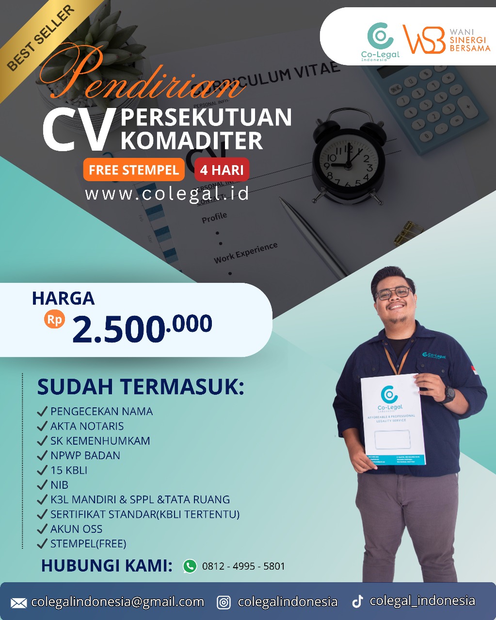 Pendirian CV Persekutuan Komaditer