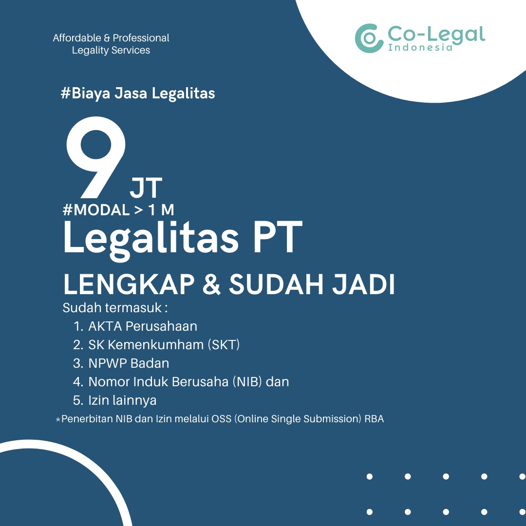 Pendirian Perseroan Terbatas (PT)