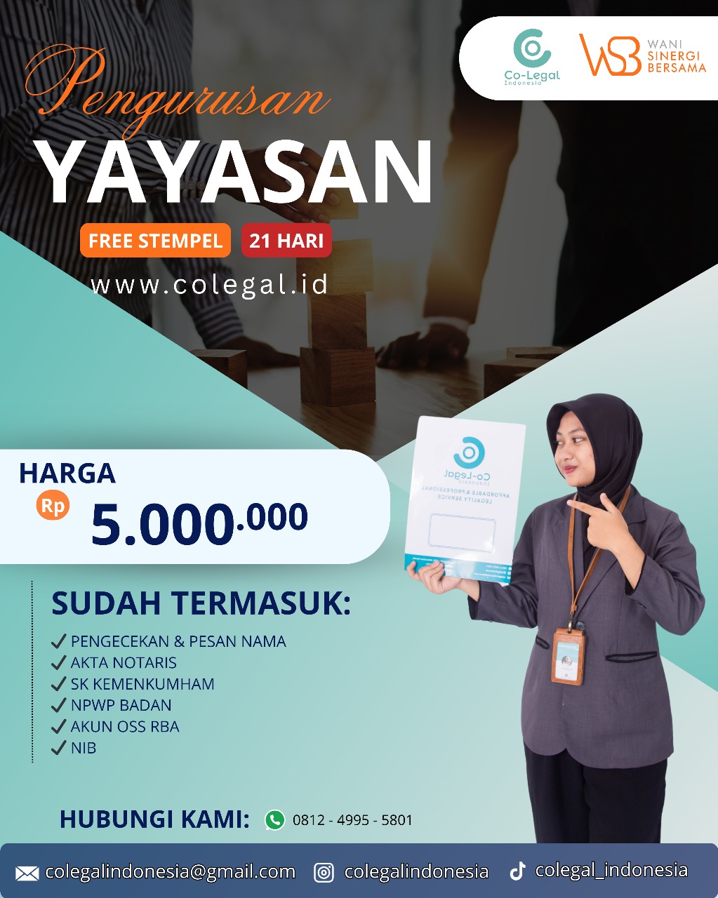 Pendirian Yayasan