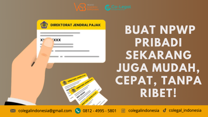 Buat NPWP Pribadi