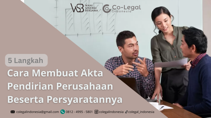 5 langkah cara membuat akte