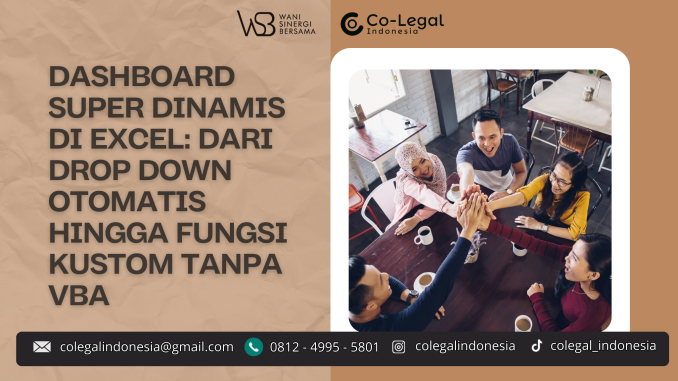 dashboard super dinamis di excel