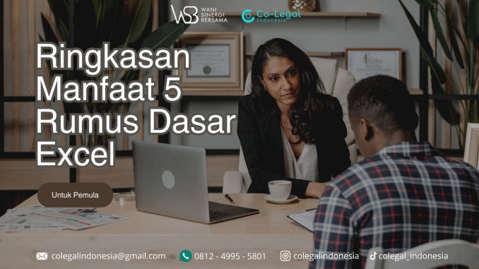5 rumus dasar excel