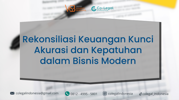 rekonsilasi keuangan