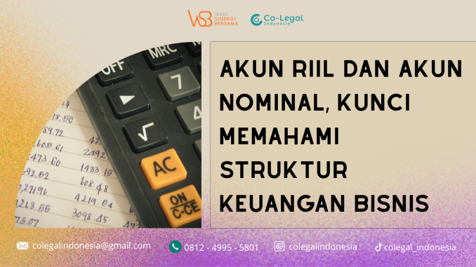 akun riil dan akun nominal