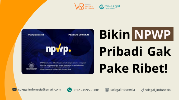 bikin npwp