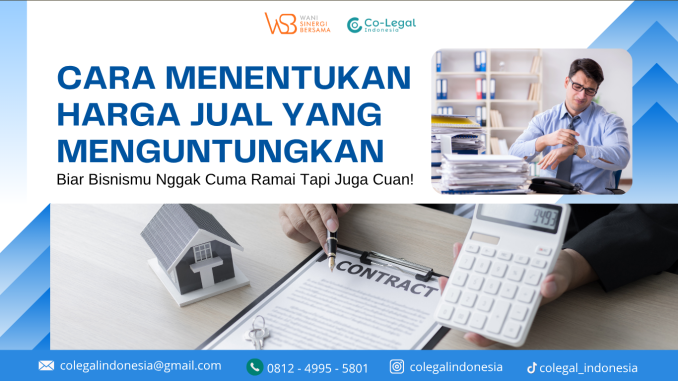 cara menentukan harga jual