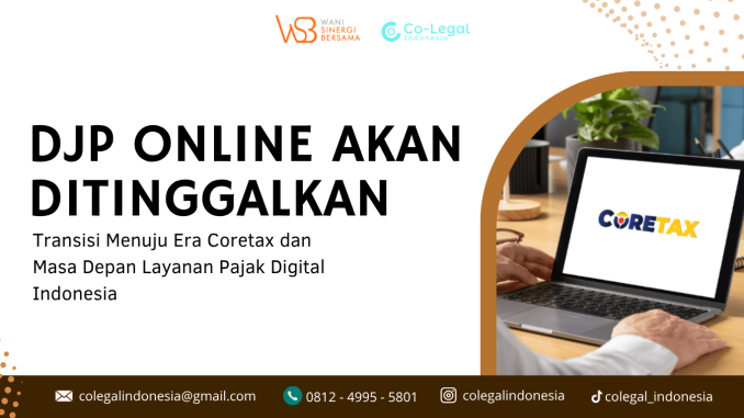 djp online akan ditingalkan