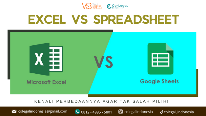excel vs spreadsheet