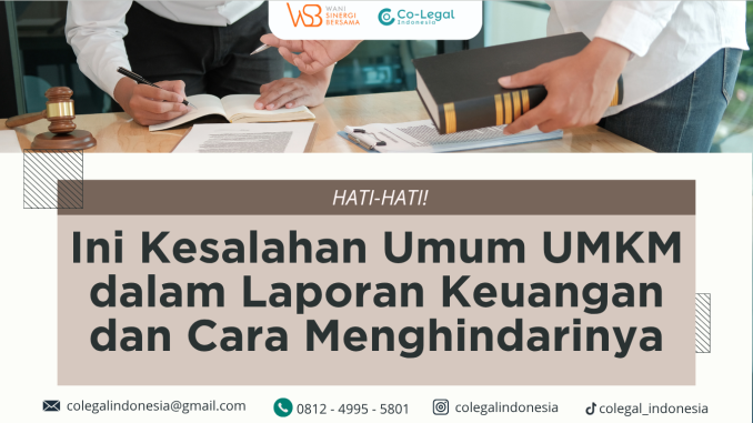 ini kesalahan umkm