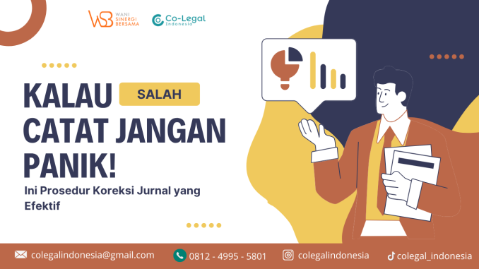 kalau salah catat jangan panik