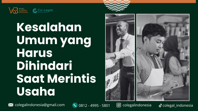 kesalahan umum yang harus dihindari