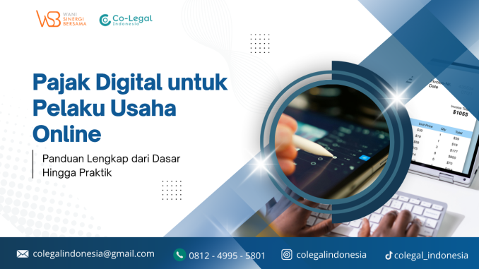 pajak digital pelaku usaha online