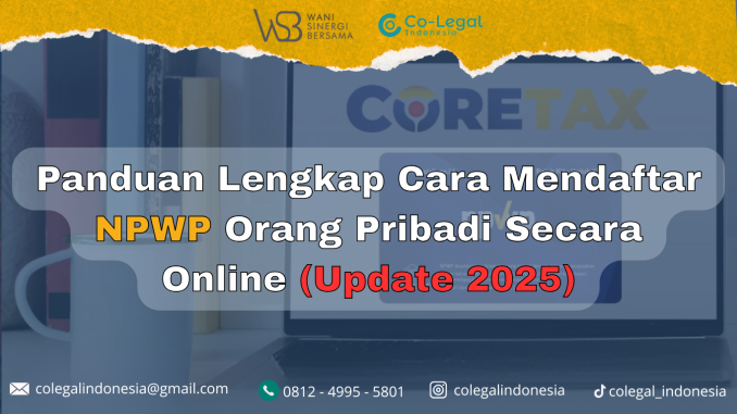 panduan lengkap mendaftar npwp