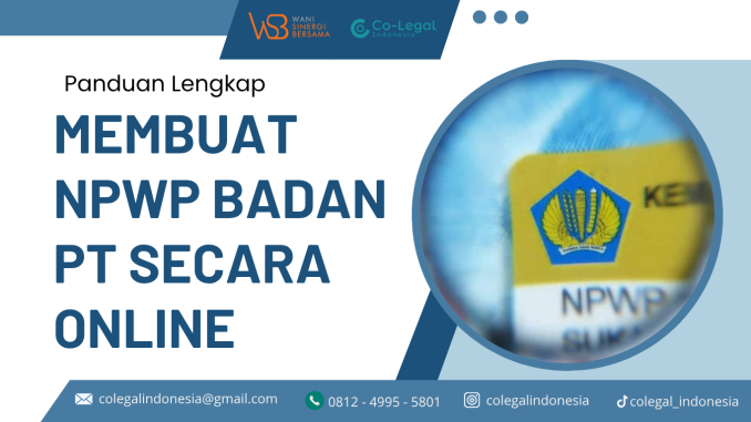 panduan lengkap mmbuat npwp
