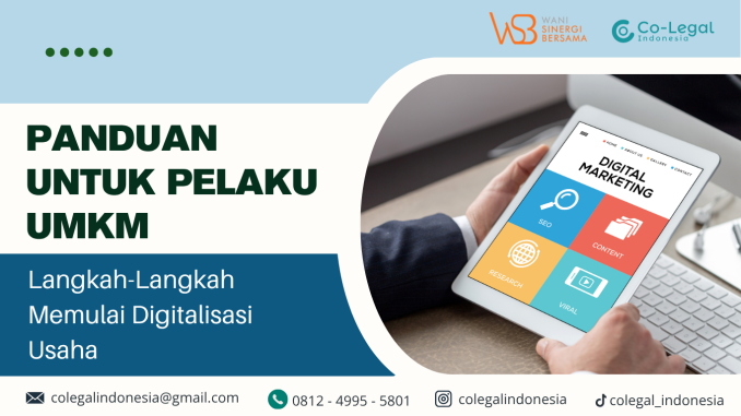 panduan untuk pelaku umkm