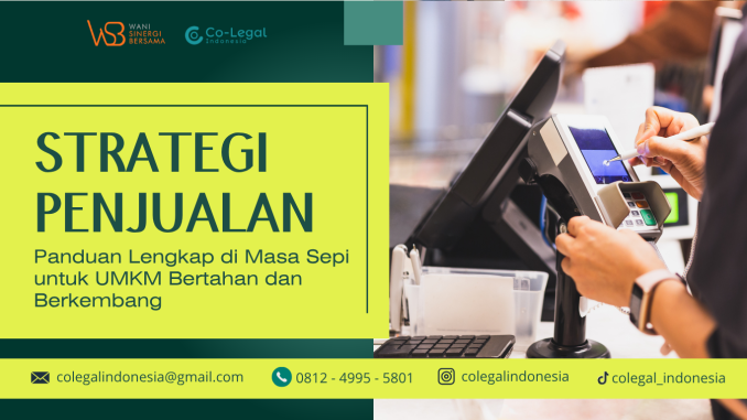 strategi penjualan