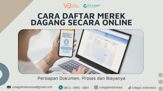 cara daftar merek dagang secara online