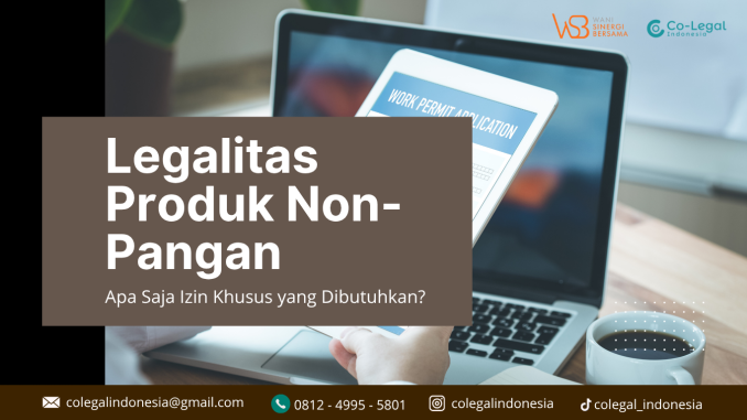 legalitas produk non pangan